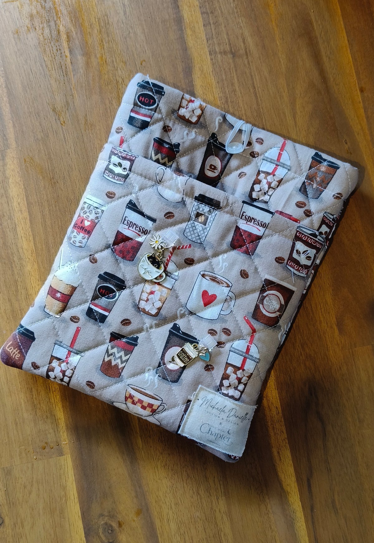 But First, Coffee Quilted E-reader Sleeve